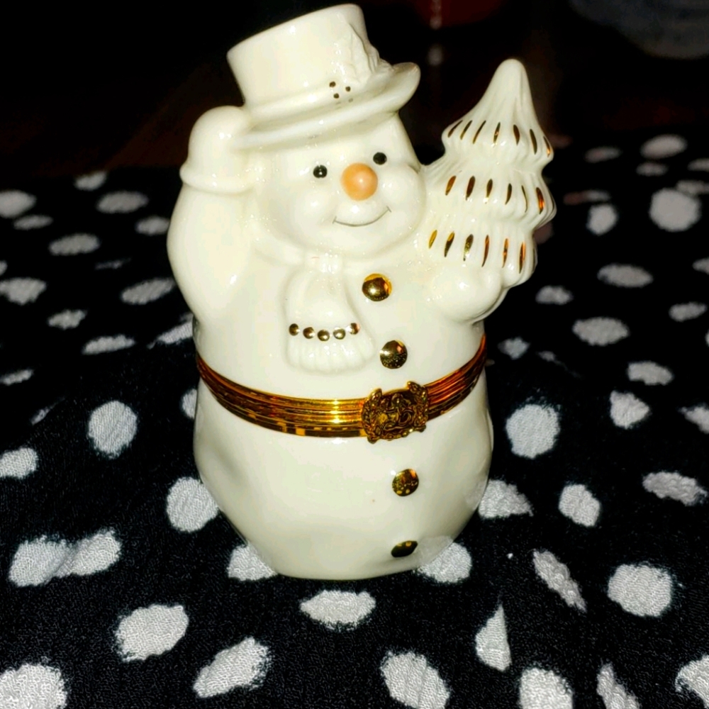 LENOX SNOWMANS SURPRISE BOX